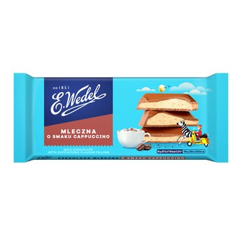 E. Wedel Czekolada mleczna o smaku cappuccino 100 g
