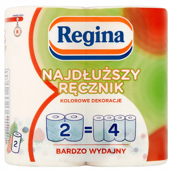 Regina Najdłuższy Ręcznik papierowy uniwersalny 2 rolki
