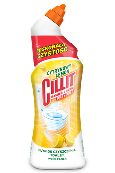 Cillit Kamień i rdza Płyn do czyszczenia toalet cytrynowy 750 ml