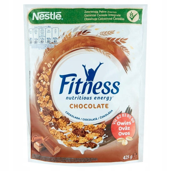 Nestlé Fitness Chocolate Płatki śniadaniowe 425 g