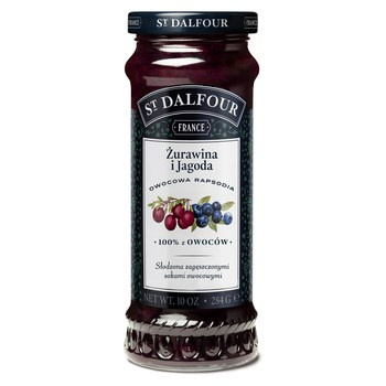 St. Dalfour Owocowa Rapsodia Produkt owocowy żurawina z jagodą 284 g
