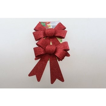 EM&EM Kokarda dekoracyjna 2szt czerwona