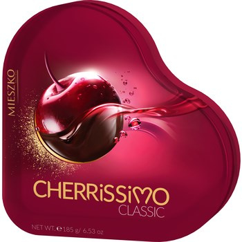 Mieszko Cherrissimo Classic Praliny z wiśnią w alkoholu 185 g