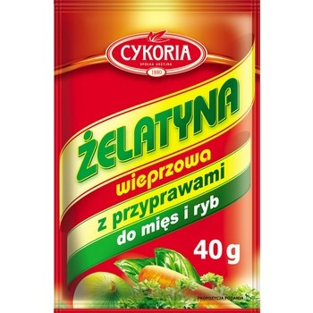 Cykoria Żelatyna z przyprawami do mięs i ryb wieprzowa 40 g