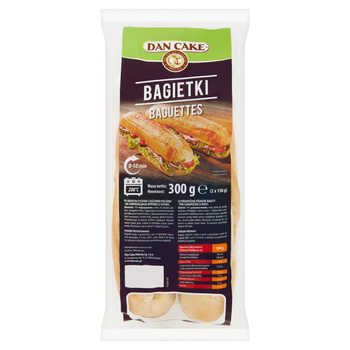 Dan Cake Bagietki 300 g (2 sztuki)