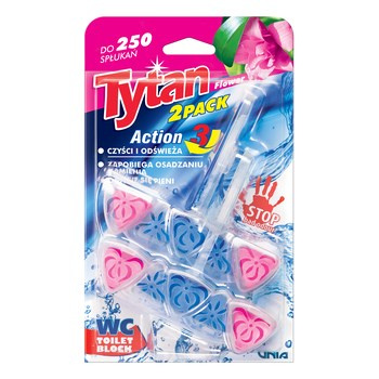 TYTAN KOSTKA WC FLOWER 2X40G
