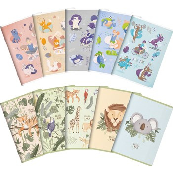 Zeszyt Free&Wild A5 16k kratka TOP 2000