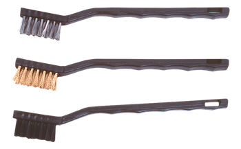 Szczotki 180 mm, miedź/stal/nylon, 3 szt