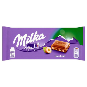 Milka Czekolada mleczna z kawałkami orzechów 100 g