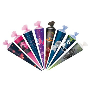 Rożek szkolny Herlitz 70 cm mix wzorów