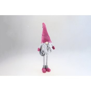 EM&EM Figurka tekstylna skrzat z LED teleskopowe nogi 64-92 cm