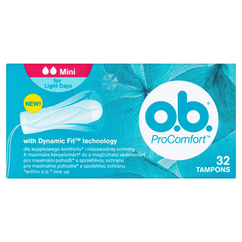 O.B. ProComfort Mini Tampony 32 sztuki
