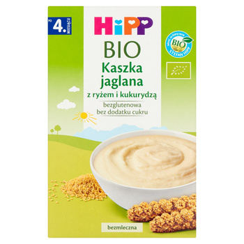 HiPP BIO Kaszka jaglana z ryżem i kukurydzą po 4. miesiącu 200 g
