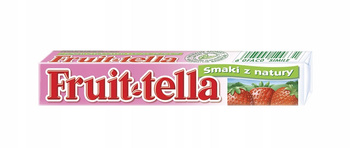 Fruittella Cukierki do żucia o smaku truskawkowym 41 g