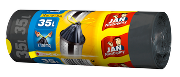 Jan Niezbędny Worki z taśmą 35 l 18 szt