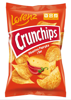 Crunchips Chipsy ziemniaczane pikantna papryka i ser 140 g