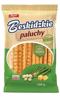 Aksam Beskidzkie Paluchy o smaku serowo-cebulowym 100 g