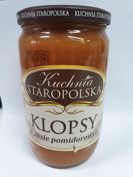 Kuchnia Staropolska Klopsy w sosie pomidorowym 700 g
