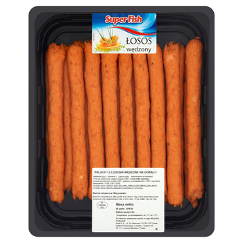 SuperFish Paluchy z łososia wędzone na gorąco 1kg