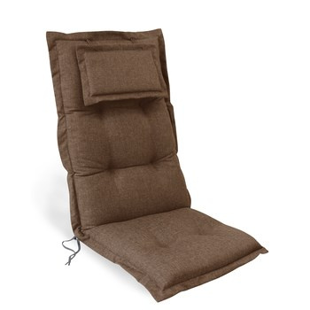 Marbella wyłożenie na fotel wysoki KETTtex  kolor brązowy