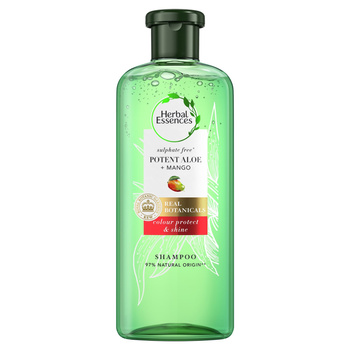 Herbal Essences Bio:renew Szampon Bez Siarczanów Zawierający Silny Aloes + Mango, 380Ml