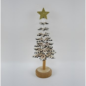 Drewniana choinka 32cm