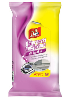 Jan Niezbędny Ściereczki nasączane do kuchni 40 sztuk