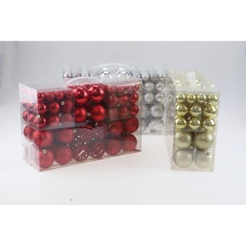 EM&EM Bombka na choinkę 100szt mix kolor