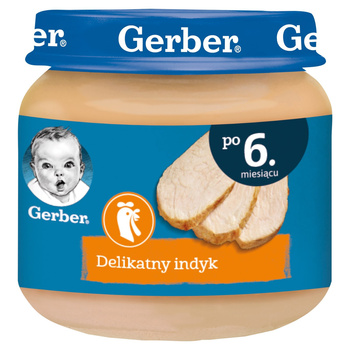 Gerber Delikatny indyk dla niemowląt po 6 miesiącu 80g