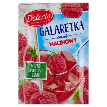Delecta Galaretka smak malinowy 70 g