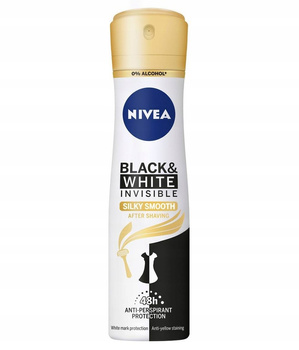 Nivea Black & White Invisible Silky Smooth Antyperspirant w spray'u 150ml