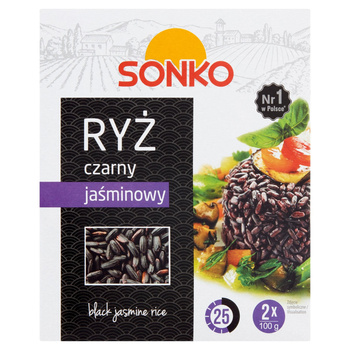 Sonko Ryż czarny jaśminowy 200 g (2 x 100 g)