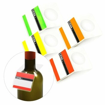 KORFED Cenówki laminowane A8 na butelkę mix 20 szt.