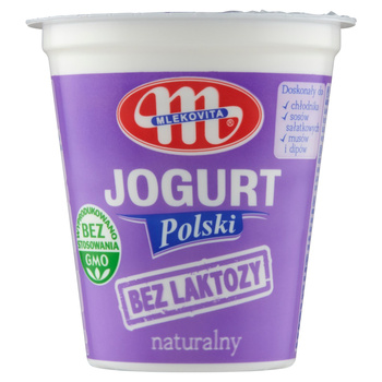 Mlekovita Jogurt Polski bez laktozy naturalny 150 g