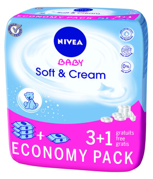 Chusteczki DLA Niemowląt Soft&Cream 4X63Szt