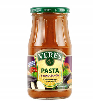 PASTA Z BAKŁAŻANÓW 500g VERES