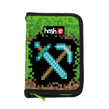 Piórnik pojedynczy jednoklapkowy bez wyposażenia HASH PIXEL PWR, AC8