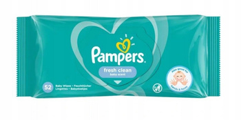 Pampers Fresh Clean Chusteczki 4 opakowania = 208 chusteczek