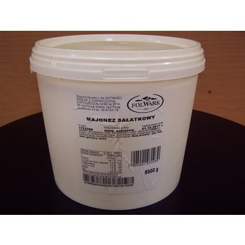 Majonez sałatkowy pojemnik 5 kg Folwark
