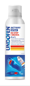 Undofen Aktywny spray do stóp i obuwia 4 w 1 150 ml