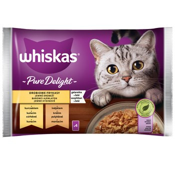 WHISKAS PD. DROBIOWE 4X85G