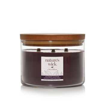 Nature's Wick®By Woodwick Świeca Zapachowa WILDBERRY & JASMINE
