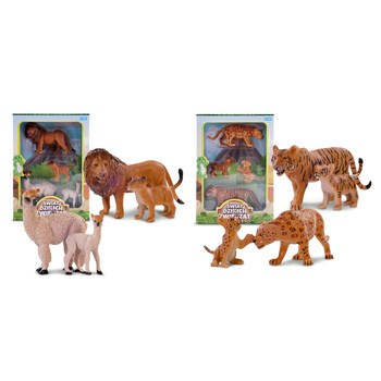 Świat dzikich zwierząt zestaw figurek
