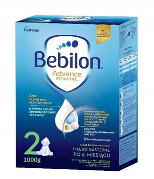 Bebilon Advance Pronutra 2mleko następne po 6 miesiącu 1kg