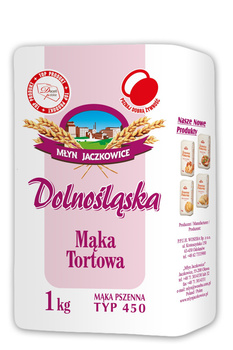 Młyn Jaczkowice Dolnośląska Mąka tortowa pszenna typ 450 1 kg