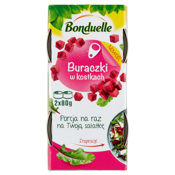 Bonduelle Buraczki w kostkach 160 g (2 x 80 g)
