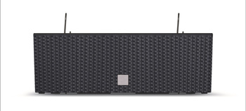 Doniczka Prosperplast  Rato Case 58cm z wieszakiem, antracyt