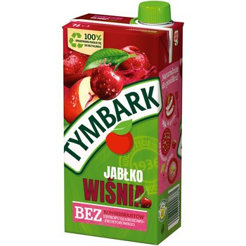Tymbark Napój jabłko wiśnia 1 l