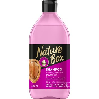 Nature Box Almond Oil Zwiększający objętość szampon do włosów z olejem z migdałów 385 ml