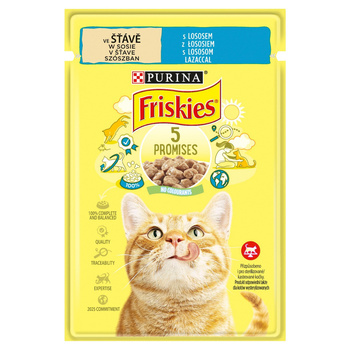 Friskies w Sosie z Łososiem 85g